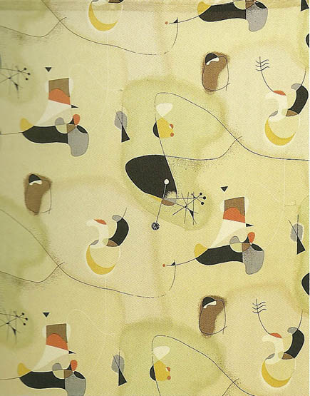 Joan Miró Inspired Fabric&nbsp;2