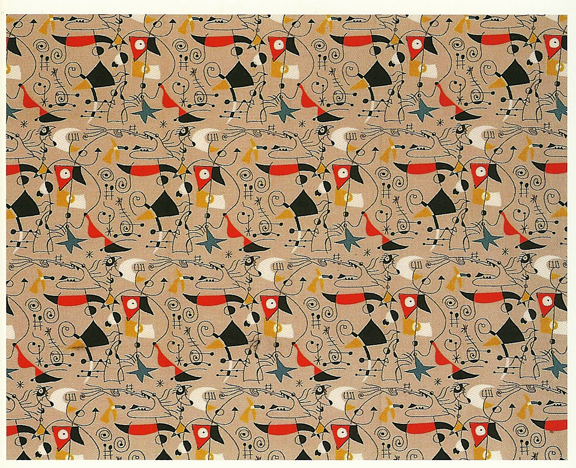 Joan Miró Inspired&nbsp;Fabric