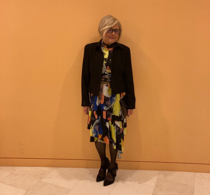 Very Bright Dress and Black Jacket for Conjunction by Romare&nbsp;Bearden