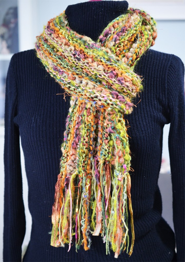 A New ROMC Scarf Just off the&nbsp;Needles