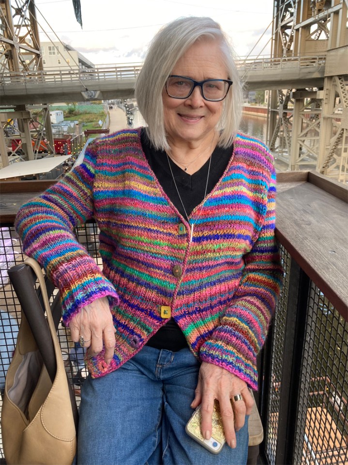 Noro Yarn Cardigan